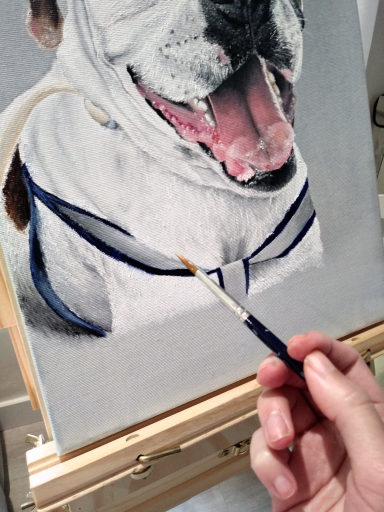 retrato mascota animal pintura encargo